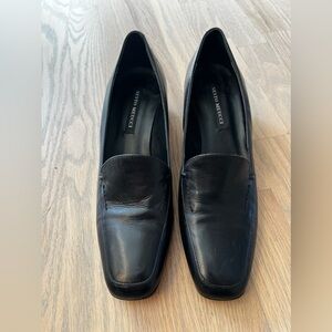 Sesto Meucci Black Italian Loafers, Buttery Soft Leather, Women’s Size 9 Narrow